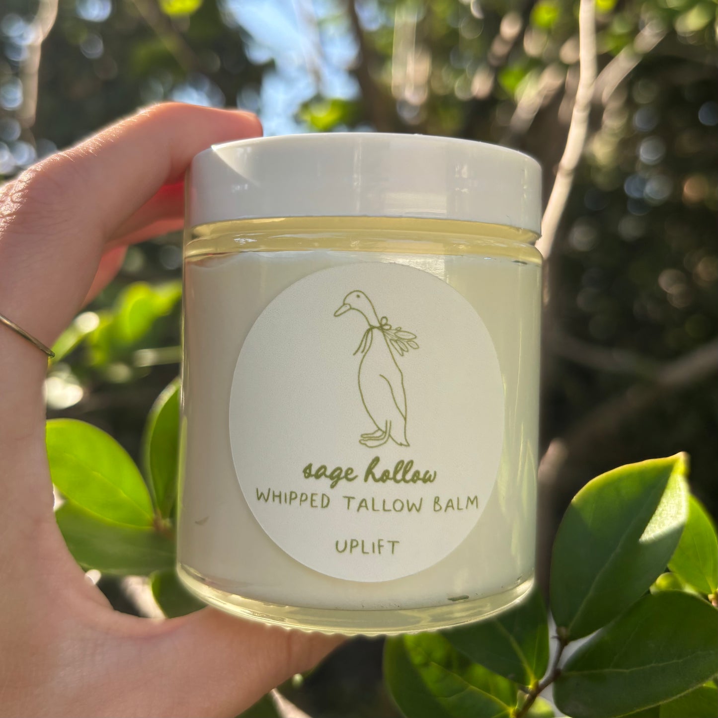 whipped tallow balm: uplift