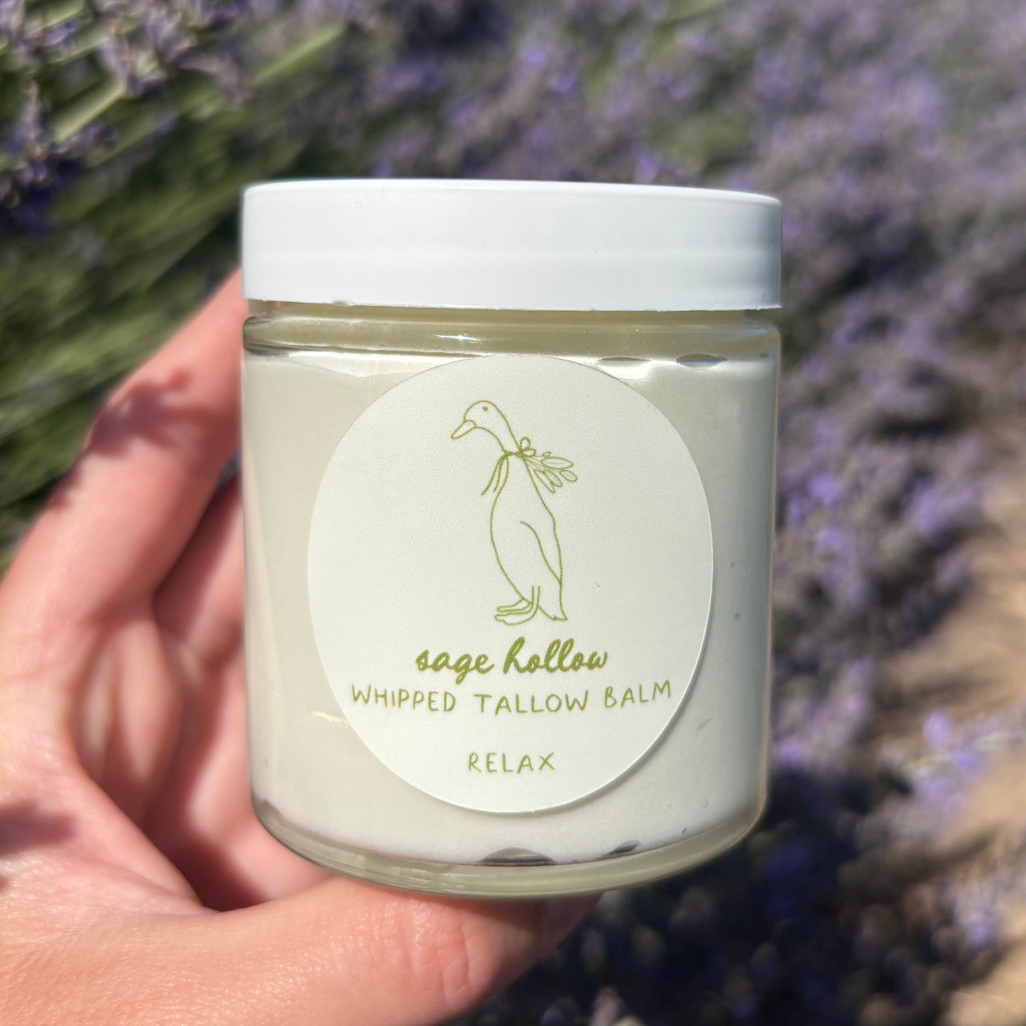 whipped tallow balm: relax
